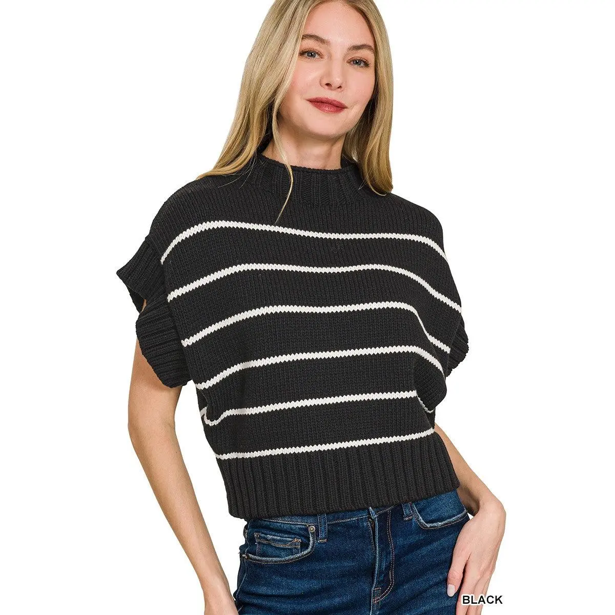 Paige Mock Neck Sweater