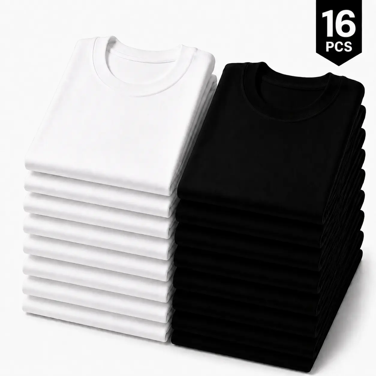 8 Black + 8 White
