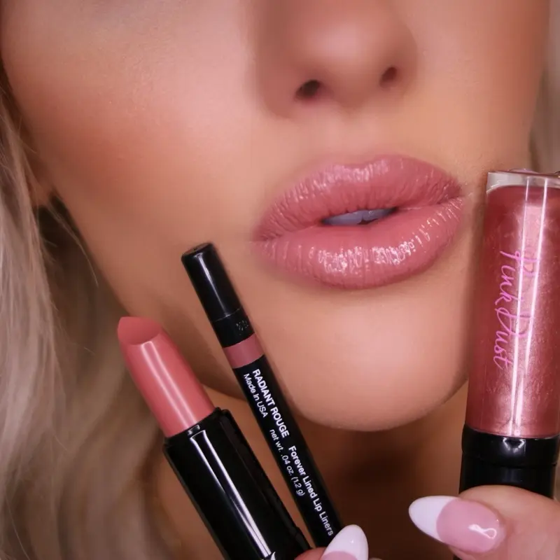 Malia Rose Lip Combo - Includes Lipstick and Lip Gloss Products as Shown in the Image