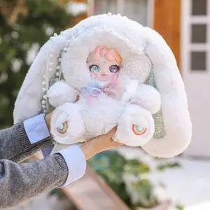 Bella 600% Dream-Catcher Rabbit Series Plush Blind Box| 6+2 Hidden| Feather Bead Plush Decor PAP Toys