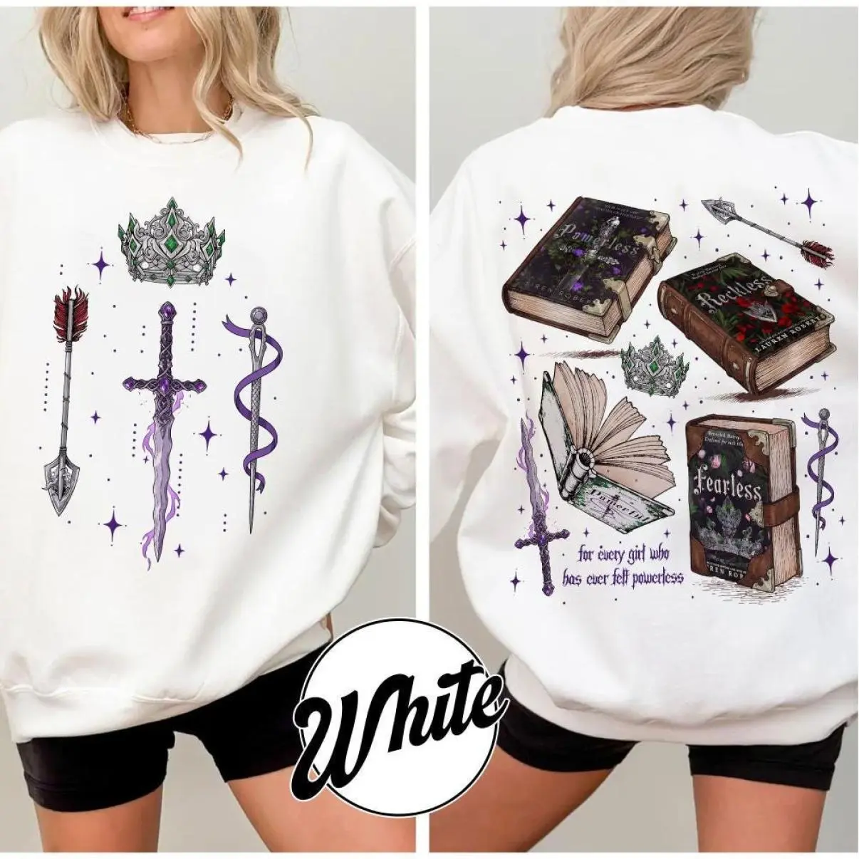 2 Side Powerless Bookish Unisex Sweatshirt For Fan, Kai Azer I Love You Hoodie, Fearless Fan Shirt, Gift For Bookworms Shirt