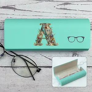 PU Hard-Shell Spectacle Case with Magnetic Switch, Portable Sunglasses Storage Organizer, Waterproof Anti-Pressure Travel Container for Glasses, Accessories