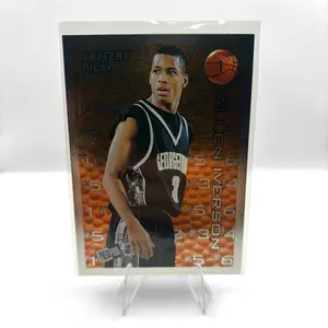 Allen Iverson L1 of 6 NBA Card | 1996 Press Pass Top Six Draft Picks Insert (Rookie Year) | Rare Lottery Pick Collectible