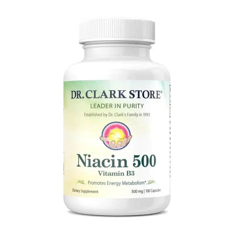 Niacin 500, 500 mg, 100 capsules