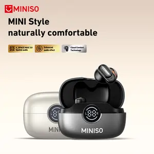 MINISO MS105 Wireless Earbuds BT 6.0 Earphones Waterproof Wireless Earphones, Suitable for Office, Sports, Study and Audio Calls | Built in Microphone In Ear Earbuds, Gaming BT Headphones
