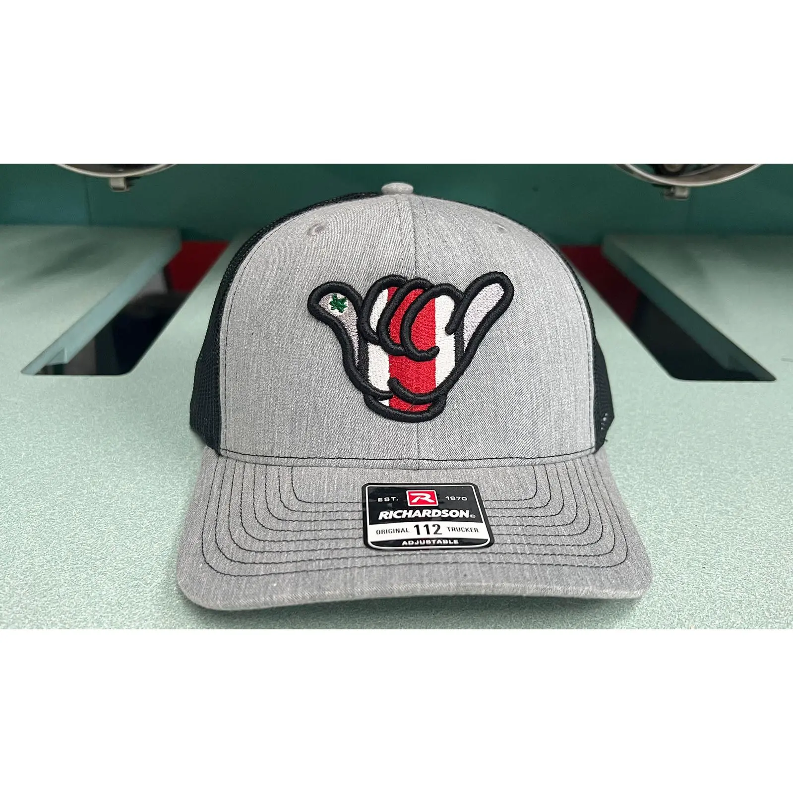 OSU Buckeyes Hang Loose Cap - R112 Gray/Black Snapback