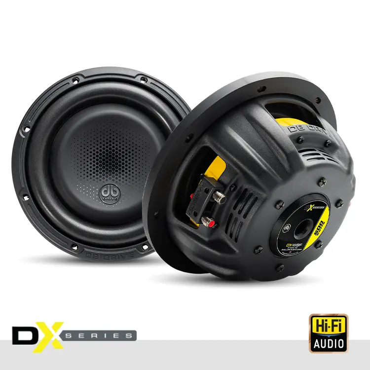 DX-W8F : DX 8" Dual 4-Ohm Shallow Subwoofer