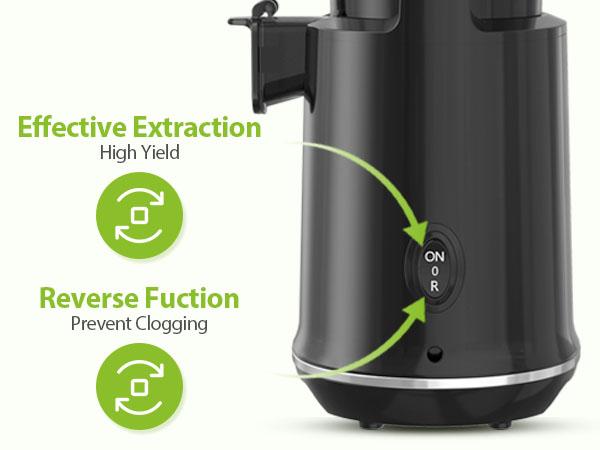 Aeitto Max5 Juicer, Cold Press Juicer with 5.8" Large Feed Chute,1.7L Large Capacity, 250W Whole Masticating Juicers for Vegetable and Fruit, High Juice Yield, Easy to Clean with Brush, Ice Fruit, BPA-Free, Smart recipes App Aeitto Max5 Juicer, Cold Press Juicer with 5.8" Large Feed Chute,1.7L Large Capacity, 250W Whole Masticating Juicers for Vegetable and Fruit, High Juice Yield, Easy to Clean with Brush, Ice Fruit, BPA-Free, Smart recipes App