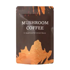 Golden Field Mushroom Coffee with Adaptogens, 10-Mushroom Extract Blend, 6.35 oz, 30 Servings