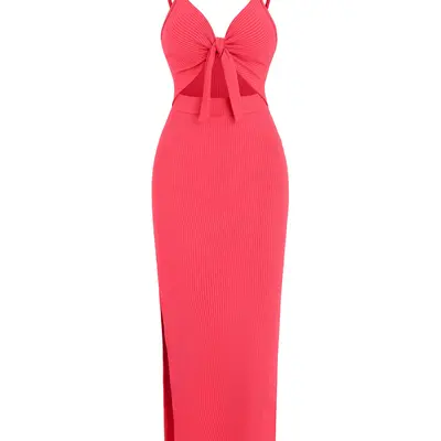 Brianna Crochet Maxi Dress Black - TikTok Shop