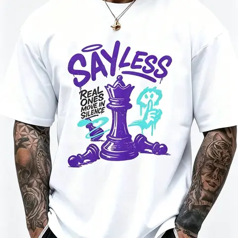 100% Cotton Funny Retro Purple Grape  Men  Team T-Shirt Street Hip-Hop Style Men's T-Shirt