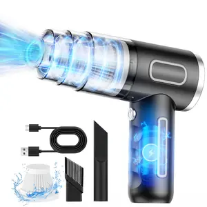 Portable Car Vacuum Cleaner, Rechargeable Handheld Car Vacuum Cleaner, Multifunctional Car Cleaning Tool for Hair & Bookshelf Cleaning, Cordless Stick Vacuum, Handheld Wireless Vacuum