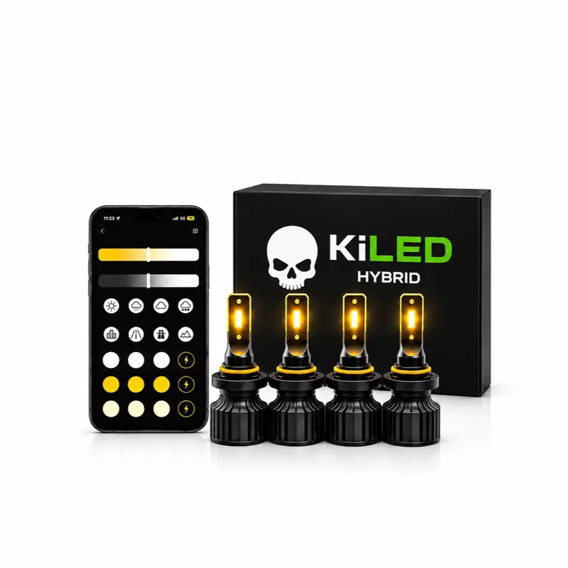 KiLED Hybrid LED  Automotive & Motorcycle Headlight Bulbs