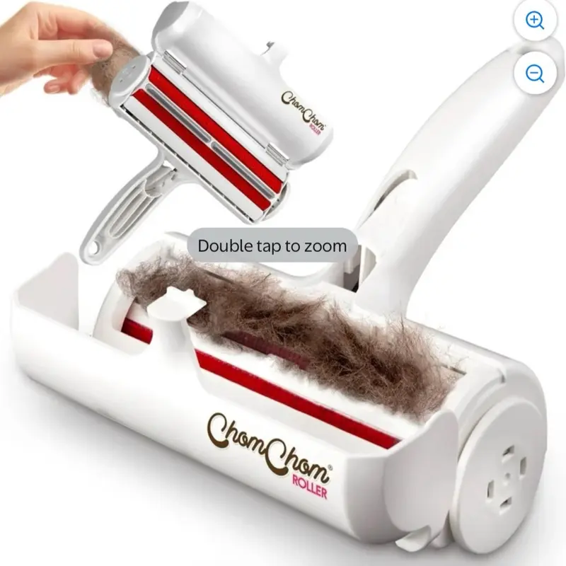 ChomChom Reusable Pet Hair Remover Roller Self Cleaning Fur Remover for Couch Bed & Car Efficient Pet Hair Removal