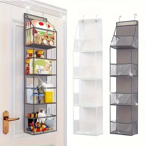 Multifunctional Door Hanging Bag Organizer for Bedroom & Bathroom Storage, Perfect for Makeup Clothes Hats Shoes Towels Organization, Room Organization Products, Multipurpose Storage Bag