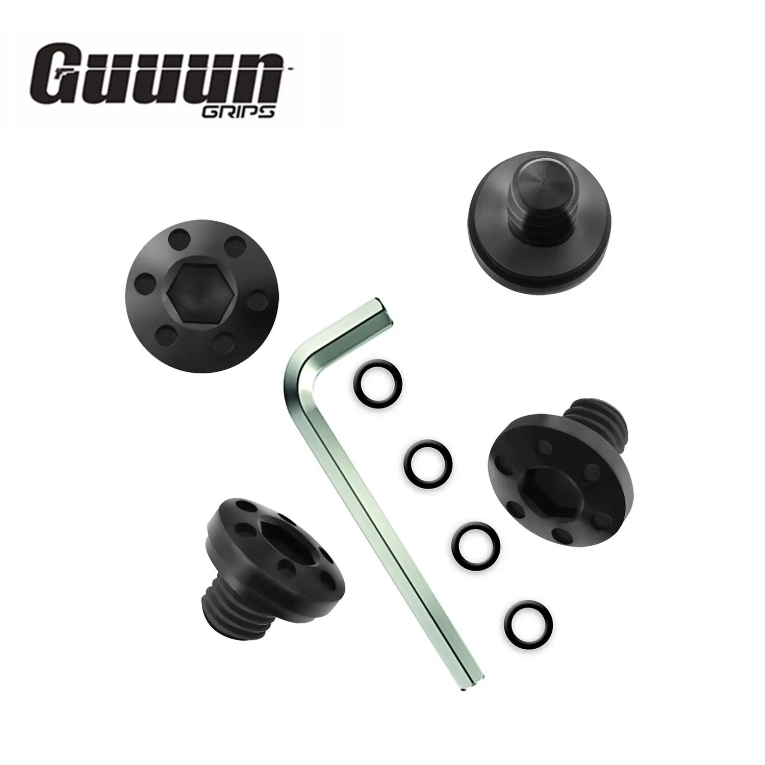 Guuun Grips Installation Screws Accessories for Micro 9 & Micro 380 Thin Grip Screws Black - High Grade Stainless Steel