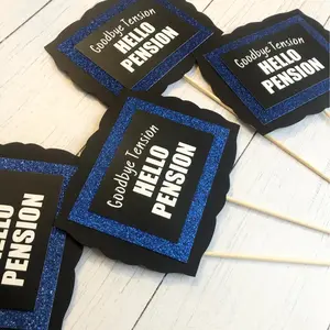 Goodbye Tension Hello Pension Retirement Party Decorations, Retirement Party Table Decor