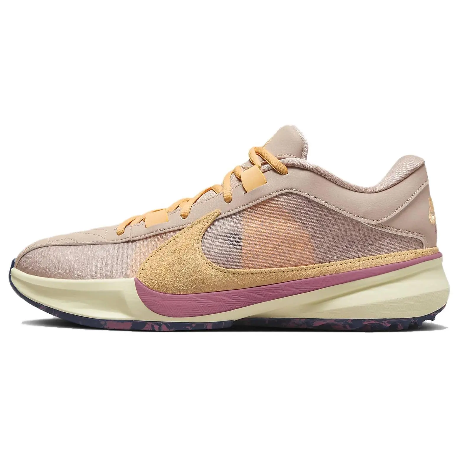 Nike Zoom Freak 5 Fossil Stone' Comfort Low Top Basketball Shoes Men's DX4996-200