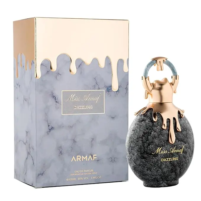 Miss Armaf Dazzling Perfume for Women Eau de Parfum Spray, 3.4 Oz - Long Lasting Women's Fragrance with Fruity & Vanilla Notes for Valentines Day Gift