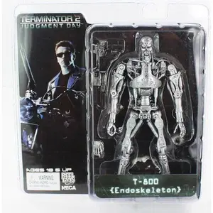 ToyThe Terminator T-800 T-1000 Endoskeleton Collection Action Figure PVC Model Toy Doll Figurals Gift