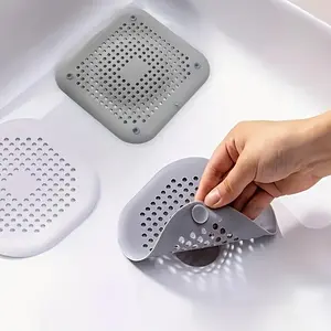 2 or 4 bathroom and kitchen filters, sink anti-clogging filters, bathtub shower floor drain covers to prevent hair clogging and debris accumulation, suitable for bathtubs, showers, sinks, kitchens and bathroom gadgets, Bathroom Sink Stopper