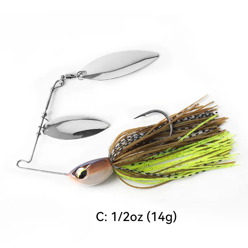 Spinner Baits Fishing Lures Kit, Hard Metal Buzz Bait Jigs Colorado Willow Leaf Spinnerbait Blades Swimbaits Fishing Tackle Spinner Bait for Bass Pike Trout Salmon Fishing - TikTok Shop Spinner Baits Fishing Lures Kit, Hard Metal Buzz Bait Jigs Colorado Willow Leaf Spinnerbait Blades Swimbaits Fishing Tackle Spinner Bait for Bass Pike Trout Salmon Fishing - TikTok Shop