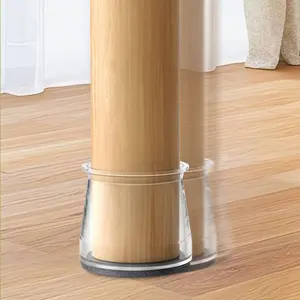 Chair Rubber Pad Protects Floors From Scratches and Noise, Non-Slip Furniture Leg Covers for Hardwood & Tile, Minimalist Home Decor Gift