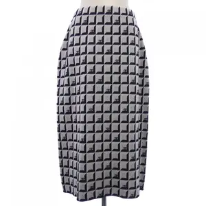 Pre-owned CHANEL Cashmere Small Leather Goods LOOK54 Skirt