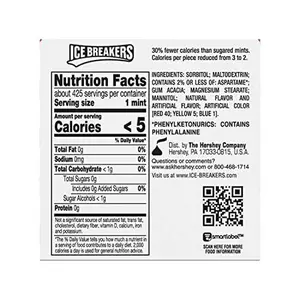 ICE BREAKERS Candy Cane, Christmas Stocking Stuffer Sugar Free Breath Mints Tins, 1.5 oz (8 Count)