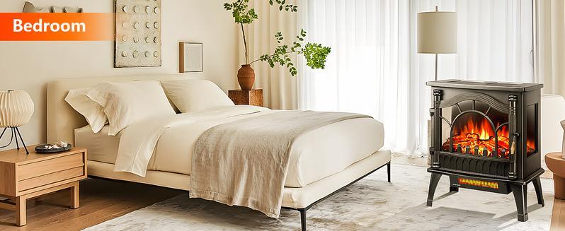 22-inch 3D Infrared Classic 1500W Electric Fireplace Stove, Freestanding Fireplace Heater,Thermostat, Overheating Protection, for Indoor Use heaters 22-inch 3D Infrared Classic 1500W Electric Fireplace Stove, Freestanding Fireplace Heater,Thermostat, Overheating Protection, for Indoor Use heaters