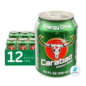 (12-Pack) Carabao Energy Drink (8.5 oz) เครื่องดื่มให้พลังงาน คาราบาว