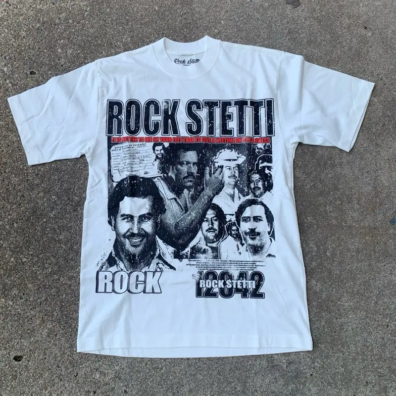 Pablo Escobar Rock Stetti Premium Tshirt