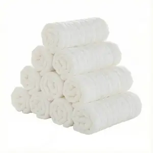 8-Piece Soft Towels Set, Baby-Grade Absorbent Face Cloths, Breathable Multi-Functional Washable Natural Towels, Reusable Home Daily Use, Face Clean Towels