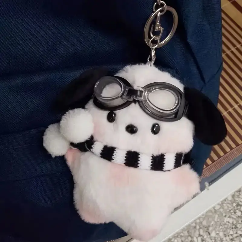 Cute Cat Plush Keychain, Soft Cartoon Pet Charm, Bag Charms for Backpacks & More, Keychain For Bags, Durable Material, Perfect for Various Activities, Keychain Kawaii