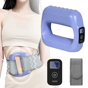 Electric Fascia Ring Massager with Waist Belt, 8-Speed Vibration, Muscle Massager, Portable USB Charging, Professional & Lightweight Fascia Ring, Hands-Free Operation, Ideal Gift for Athletes and Fitness Enthusiasts.