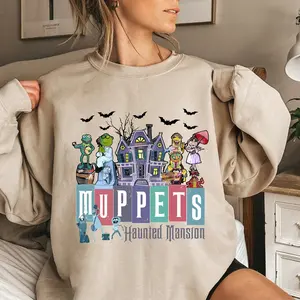 Vintage Muppets Halloween Shirt, Muppets Haunted Masion Shirt, Halloween Tee Shirt, Retro 90s Cartoon T-shirt