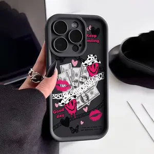 Fashionable Phone Case with Coin Pattern for iPhone Models 17 16 15 14 13 12 11 PRO MAX PLUS, AIR Mini SE and iPhone XS MAX, Designed to Be Drop-Resistant and Shockproof. Perfect Holiday Gift for Friends and Family