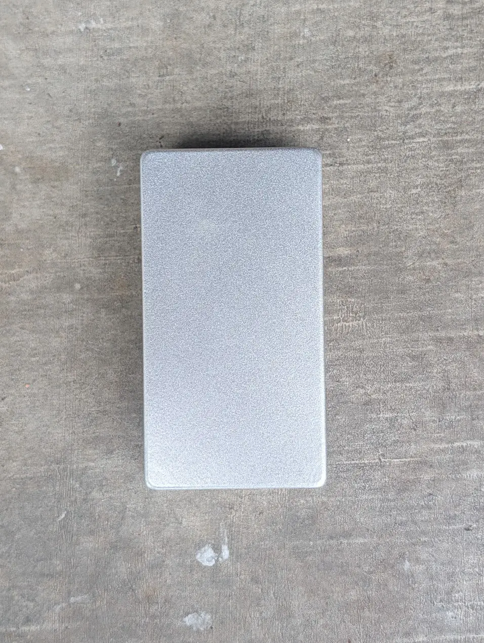 Silver Powder Coated 125B Enclosure — Pedal Builder Supply