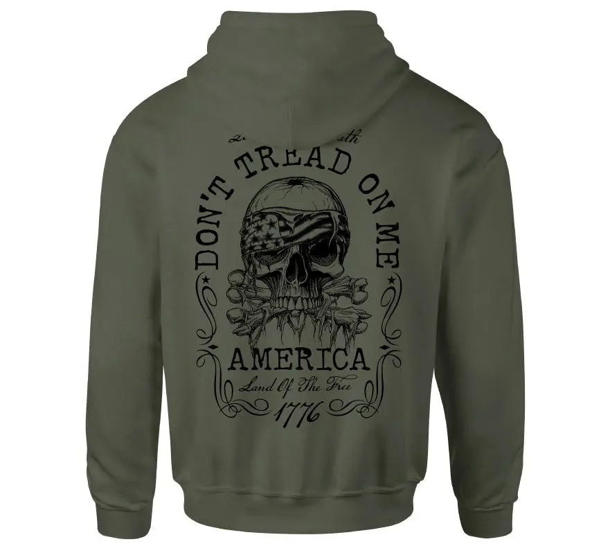 Howitzer Men's Liberty Hand-Drawing Graphic Hoodie - Tagless Neck Fitted Pullover, Ultra-Soft Cotton-Polyester Fleece Tops, No Irritation Men's Sweatshirt