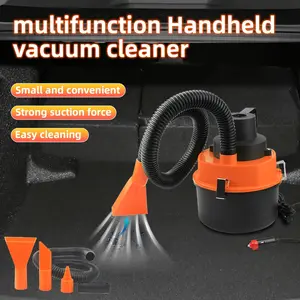 Vehicle Mounted Suction and Blowing Double Use Bucket Vacuum Cleaner Car Portable Multi Function Tool Cylinder Style Large Capacity Vacuum Cleaner Automobile Interior Cleaning Tool