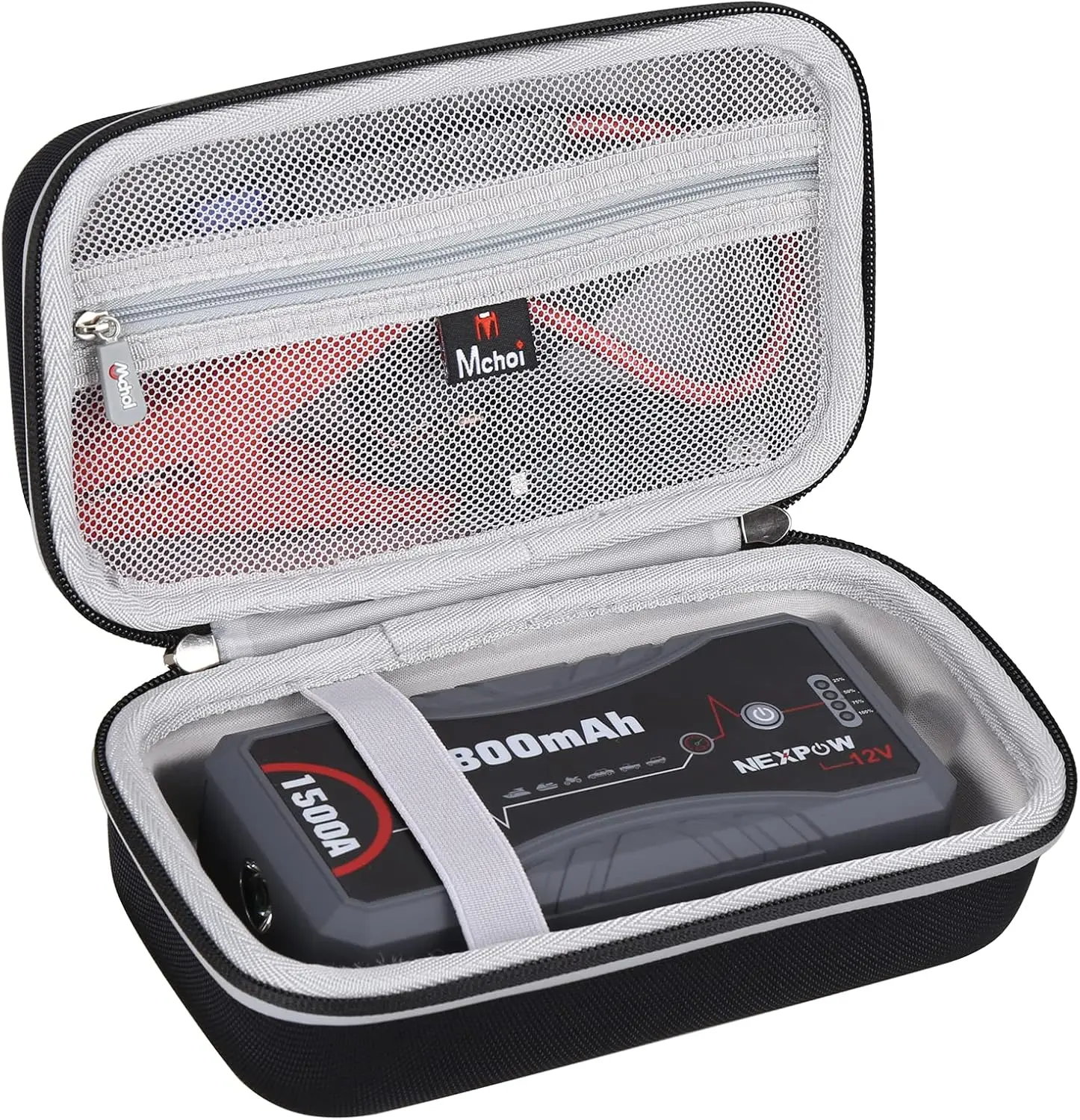 Lightweight Portable Protection Car Jump Starter Case - Compatible with NEXPOW Jump Starter Q10S 1500A Peak, Ideal Gift (CASE ONLY)