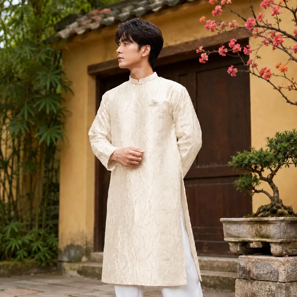 Áo Dài Nam M36 ( Vietnamese Size ) / Men Ao Dai / Boy Ao Dai / Luna Ao Dai / Vietnamese Ao Dai / Áo Dài Tết