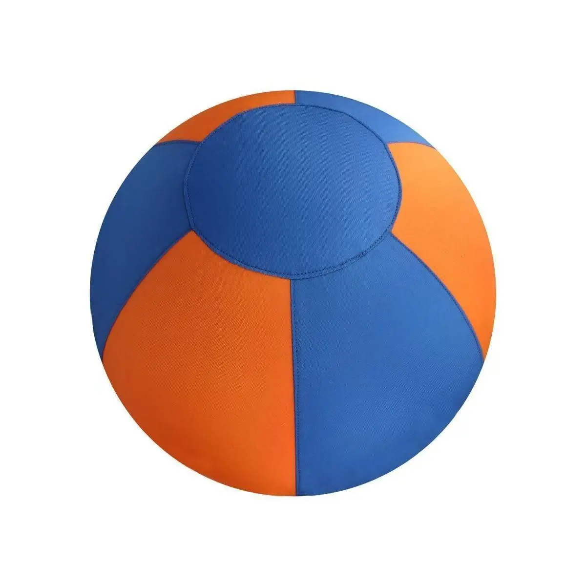 Huge 45/55cm Dog Herding Ball, Durable Blue and Orange Fabric Cover Interactive Giant Play Ball for Large Dogs, Heavy Duty Outdoor Exercise Toy Inflatable Bite resistance birthday gift Dog Toys Glow-in-the-Dark waterproof