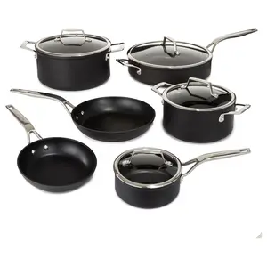 BergHOFF Essentials 10-pc Non-stick Hard Anodized Cookware Set