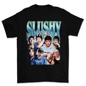 Slushy Noobz Retro Vintage Unisex Shirt Hamzah Fan Gift Nostalgic Meme Design