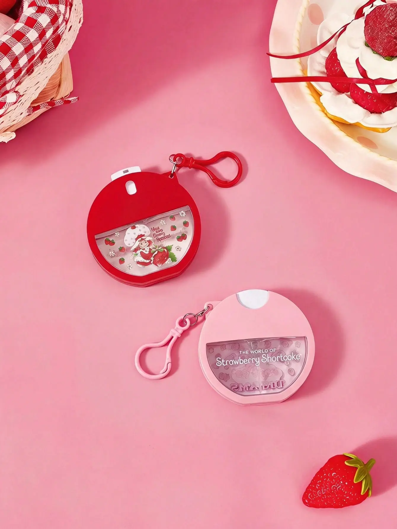 Strawberry Shortcake 1pc Collaboration 30ml Anime Theme Mini Spray Bottle, Reusable Empty Fine Mist Sprayer With Lanyard Hole, Leakproof Travel Container, Three Colors Available, Great For Travel, Gym, Office, A Fun Gift For Fans