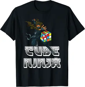 Magic Cube Ninja Puzzle Fan Problem Solver Costume T-Shirt - Nicolelebro Shop 44B0CRVLZNZ7