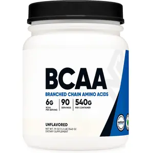 BCAA Powder 2:1:1 (Unflavored, 90 Servings) - Branched Chain Amino Acids