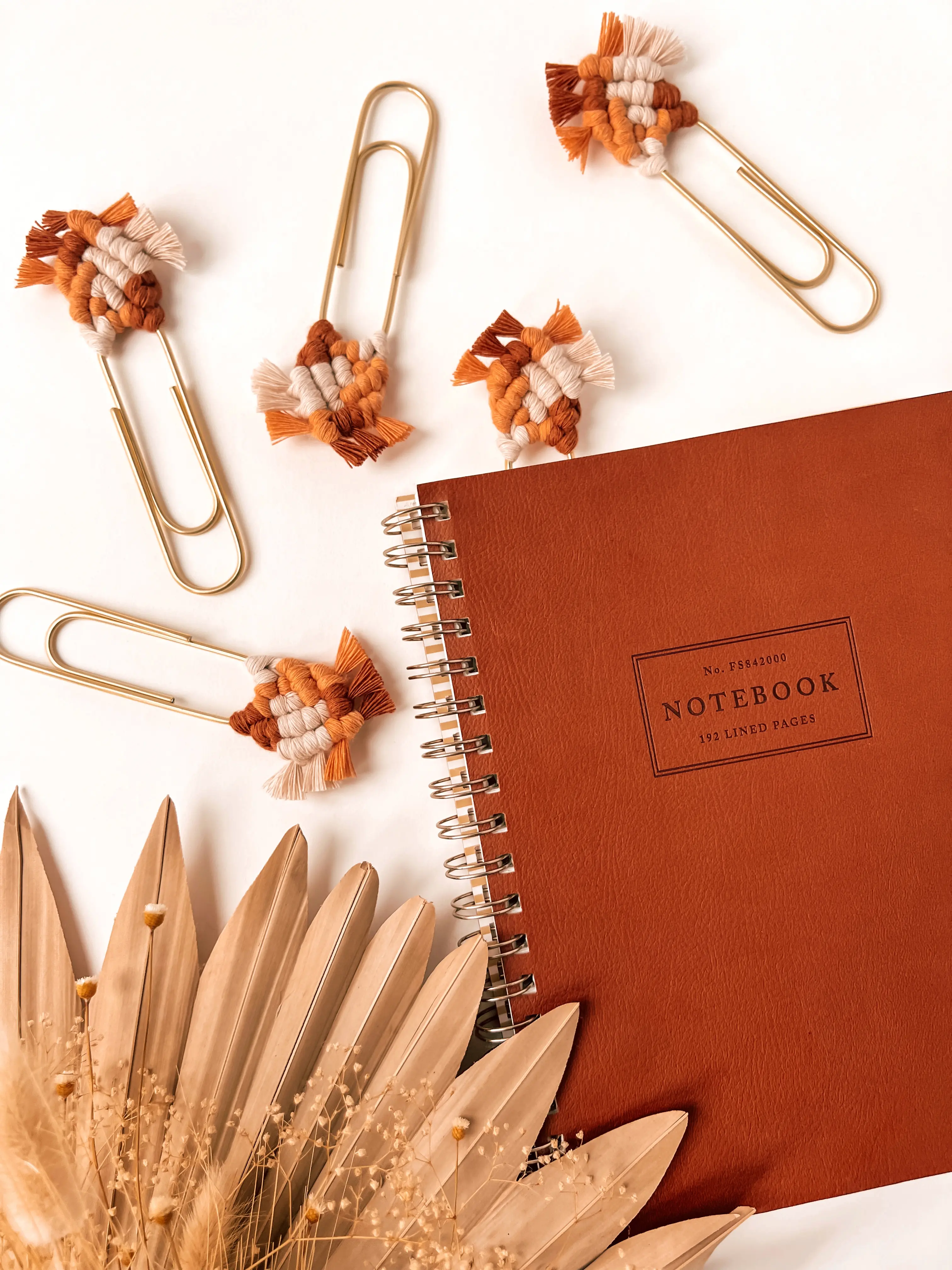 Macrame Bookmark - Planner & Bullet Journal Accessory - Gifts for Readers & Book Lovers