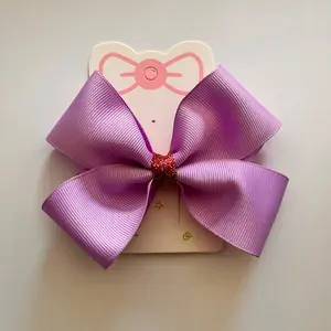 Violet Hair Bow on Alligator Clip for Girls - Fashion Hair Accessory cute trendy